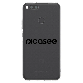 Picasee silikónový prehľadný obal pre Xiaomi Redmi A1 - Picasee - new logo - black