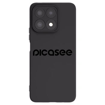 Picasee silikónový čierny obal pre Honor X8a - Picasee - new logo - black