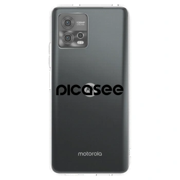 Picasee silikónový prehľadný obal pre Motorola Moto G72 - Picasee - new logo - black