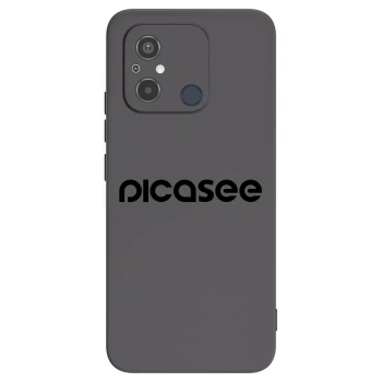 Picasee silikónový čierny obal pre Xiaomi Redmi 12C - Picasee - new logo - black