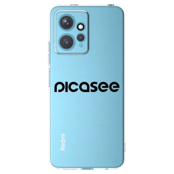 Picasee silikónový prehľadný obal pre Xiaomi Redmi Note 12 4G - Picasee - new logo - black