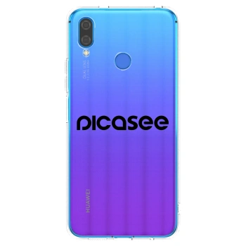 Picasee silikónový prehľadný obal pre Huawei Nova 3 - Picasee - new logo - black