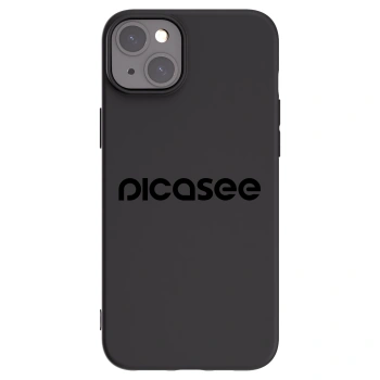 Picasee silikónový čierny obal pre Apple iPhone 15 Plus - Picasee - new logo - black