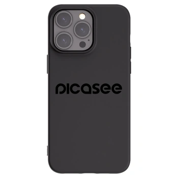Picasee silikónový čierny obal pre Apple iPhone 15 Pro Max - Picasee - new logo - black