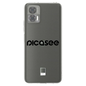Picasee silikónový prehľadný obal pre Motorola Edge 30 Neo - Picasee - new logo - black