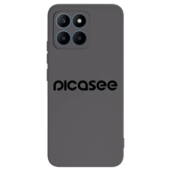 Picasee silikónový čierny obal pre Honor 70 Lite - Picasee - new logo - black
