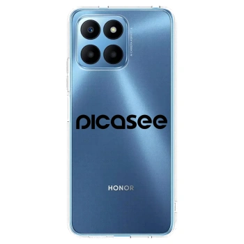Picasee silikónový prehľadný obal pre Honor 70 Lite - Picasee - new logo - black
