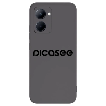 Picasee silikónový čierny obal pre Realme C33 (2023) - Picasee - new logo - black