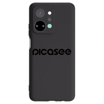 Picasee silikónový čierny obal pre Honor X7a - Picasee - new logo - black