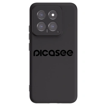 Picasee silikónový čierny obal pre Xiaomi 14 - Picasee - new logo - black