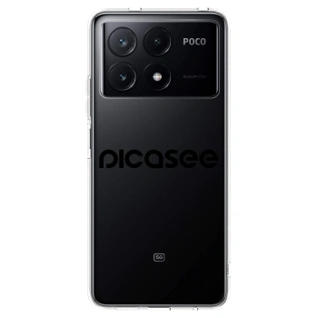 Picasee silikónový prehľadný obal pre Xiaomi Poco X6 Pro - Picasee - new logo - black