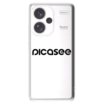 Picasee silikónový prehľadný obal pre Xiaomi Redmi Note 13 Pro+ 5G - Picasee - new logo - black