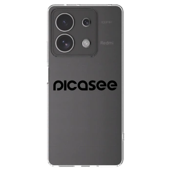 Picasee silikónový prehľadný obal pre Xiaomi Redmi Note 13 4G - Picasee - new logo - black