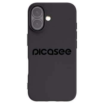 Picasee silikónový čierny obal pre Apple iPhone 16 - Picasee - new logo - black