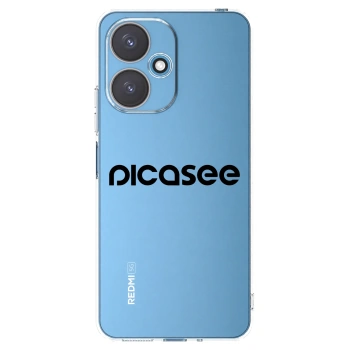 Picasee silikónový prehľadný obal pre Xiaomi Redmi 13C 5G - Picasee - new logo - black