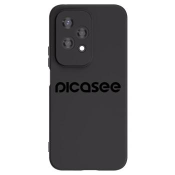 Picasee silikónový čierny obal pre Honor 200 Lite - Picasee - new logo - black