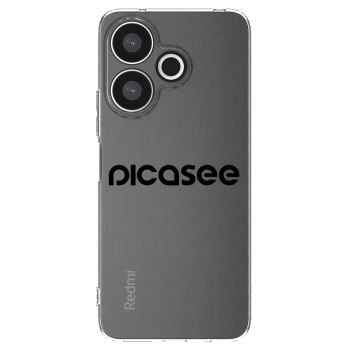 Picasee silikónový prehľadný obal pre Xiaomi Redmi 13 4G - Picasee - new logo - black