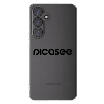 Picasee silikónový prehľadný obal pre Samsung Galaxy S24 FE S721B - Picasee - new logo - black