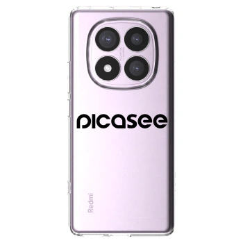 Picasee silikónový prehľadný obal pre Xiaomi Redmi Note 14 Pro 5G - Picasee - new logo - black
