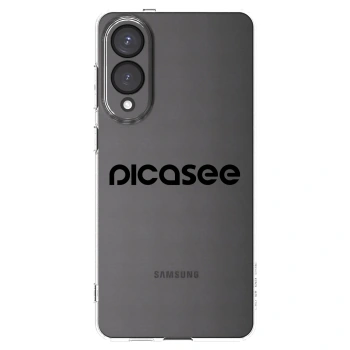 Picasee silikónový prehľadný obal pre Samsung Galaxy S25 Edge 5G - Picasee - new logo - black