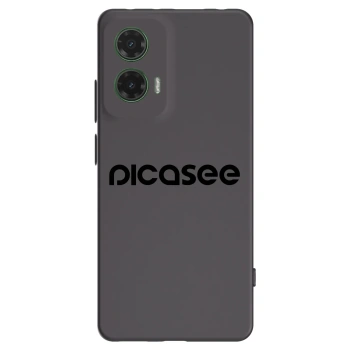 Picasee silikónový čierny obal pre Motorola Moto G35 5G - Picasee - new logo - black