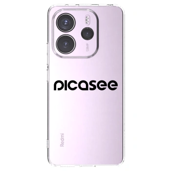 Picasee silikónový prehľadný obal pre Xiaomi Redmi Note 14 4G - Picasee - new logo - black