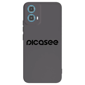 Picasee silikónový čierny obal pre Motorola Moto G34 5G - Picasee - new logo - black