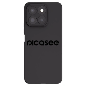 Picasee silikónový čierny obal pre Honor X8c - Picasee - new logo - black