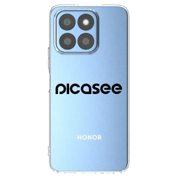 Picasee silikónový prehľadný obal pre Honor X8c - Picasee - new logo - black