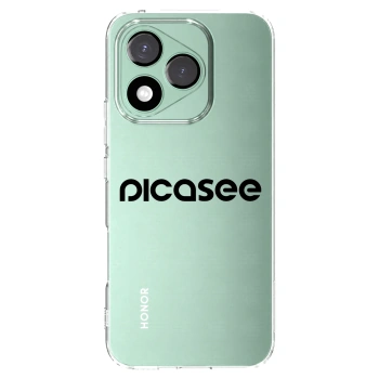 Picasee silikónový prehľadný obal pre Honor 400 Lite 5G - Picasee - new logo - black