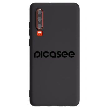 Picasee silikónový čierny obal pre Huawei P30 - Picasee - new logo - black