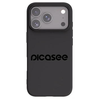 Picasee silikónový čierny obal pre Apple iPhone 17 Pro - Picasee - new logo - black