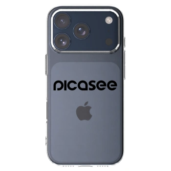 Picasee silikónový prehľadný obal pre Apple iPhone 17 Pro - Picasee - new logo - black
