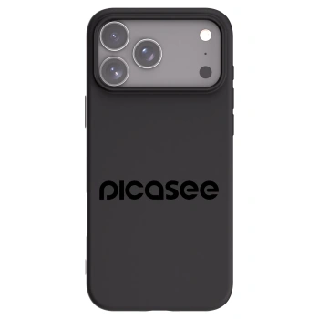 Picasee silikónový čierny obal pre Apple iPhone 17 Pro Max - Picasee - new logo - black