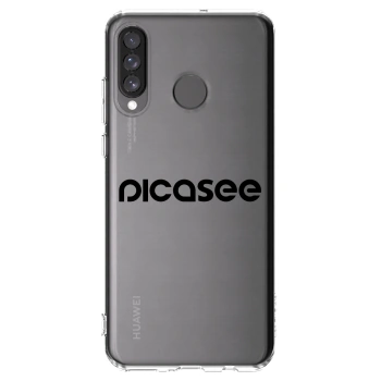 Picasee silikónový prehľadný obal pre Huawei P30 Lite - Picasee - new logo - black