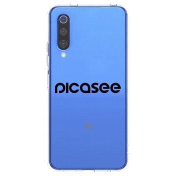 Picasee silikónový prehľadný obal pre Xiaomi Mi 9 SE - Picasee - new logo - black