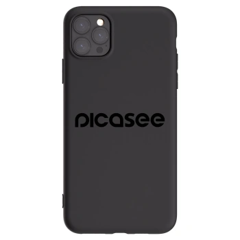 Picasee silikónový čierny obal pre Apple iPhone 11 Pro Max - Picasee - new logo - black