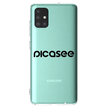 Picasee silikónový prehľadný obal pre Samsung Galaxy A51 A515F - Picasee - new logo - black