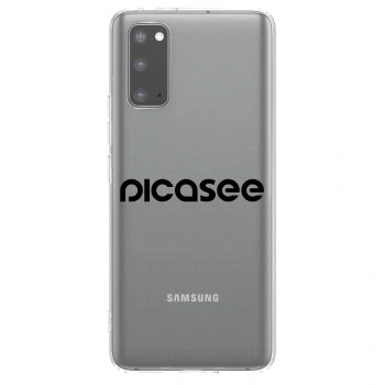 Picasee silikónový prehľadný obal pre Samsung Galaxy S20 G980F - Picasee - new logo - black