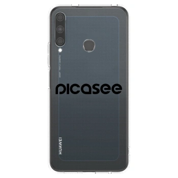 Picasee silikónový prehľadný obal pre Huawei P40 Lite E - Picasee - new logo - black