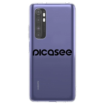 Picasee silikónový prehľadný obal pre Xiaomi Mi Note 10 Lite - Picasee - new logo - black