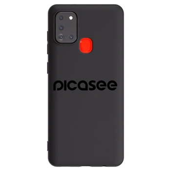 Picasee silikónový čierny obal pre Samsung Galaxy A21s - Picasee - new logo - black