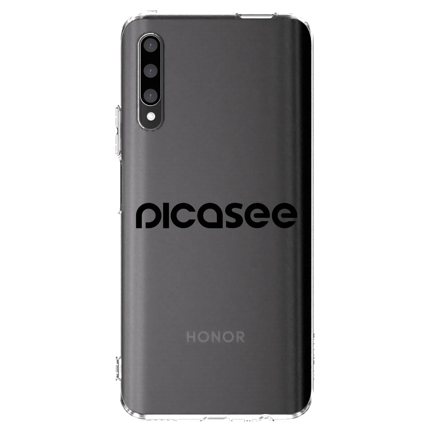 Picasee silikónový prehľadný obal pre Honor 9X Pro - Picasee - new logo - black