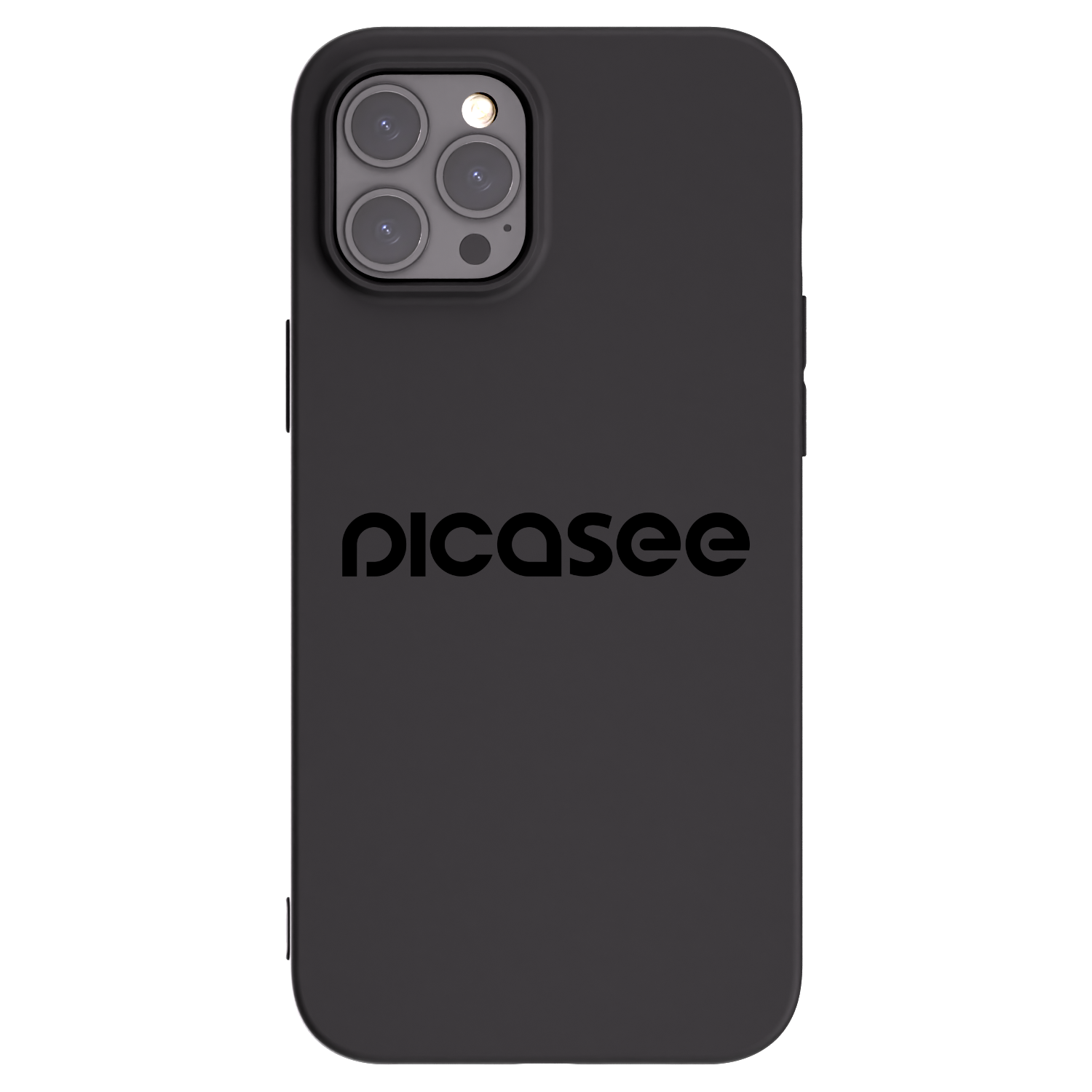 Picasee silikónový čierny obal pre Apple iPhone 12 Pro Max - Picasee - new logo - black