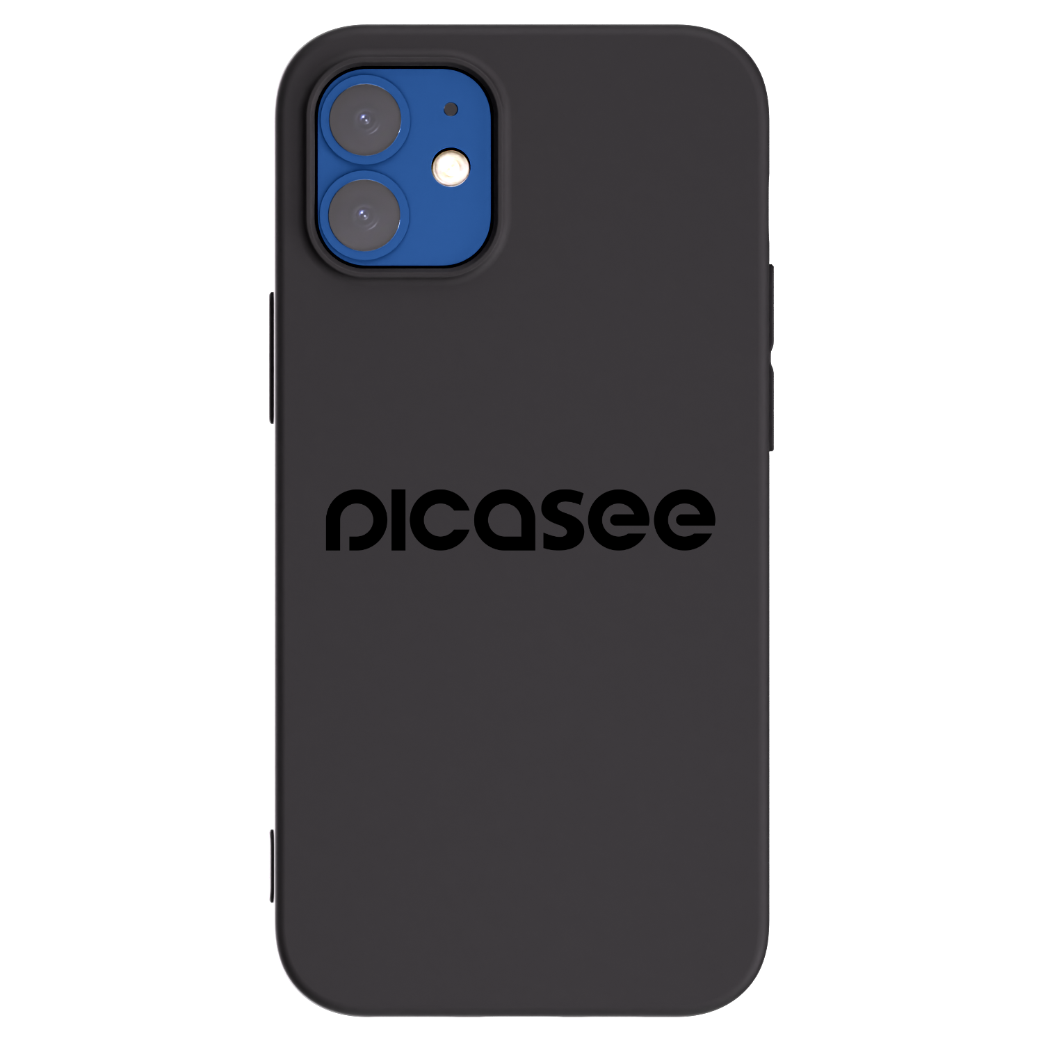 Picasee silikónový čierny obal pre Apple iPhone 12 mini - Picasee - new logo - black