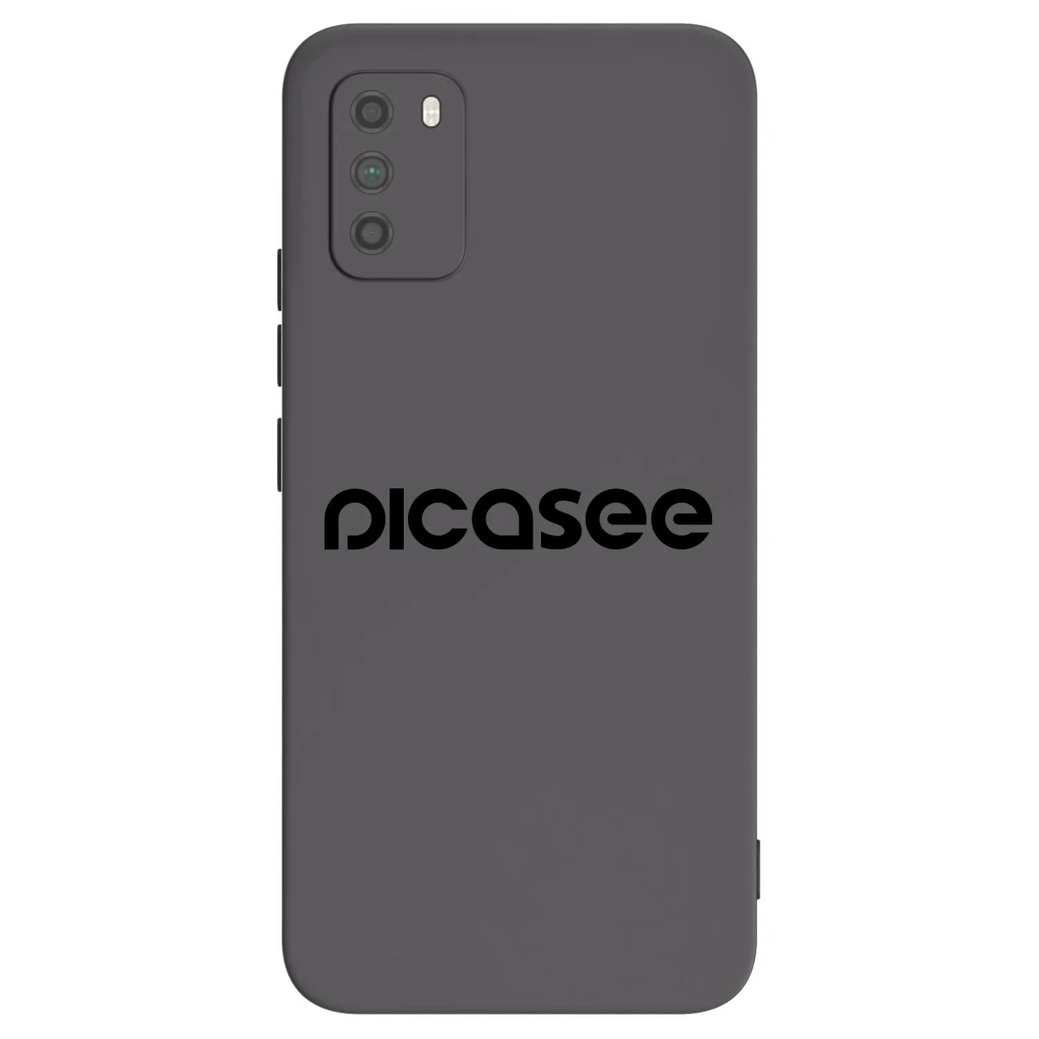 Picasee silikónový čierny obal pre Xiaomi Poco M3 - Picasee - new logo - black