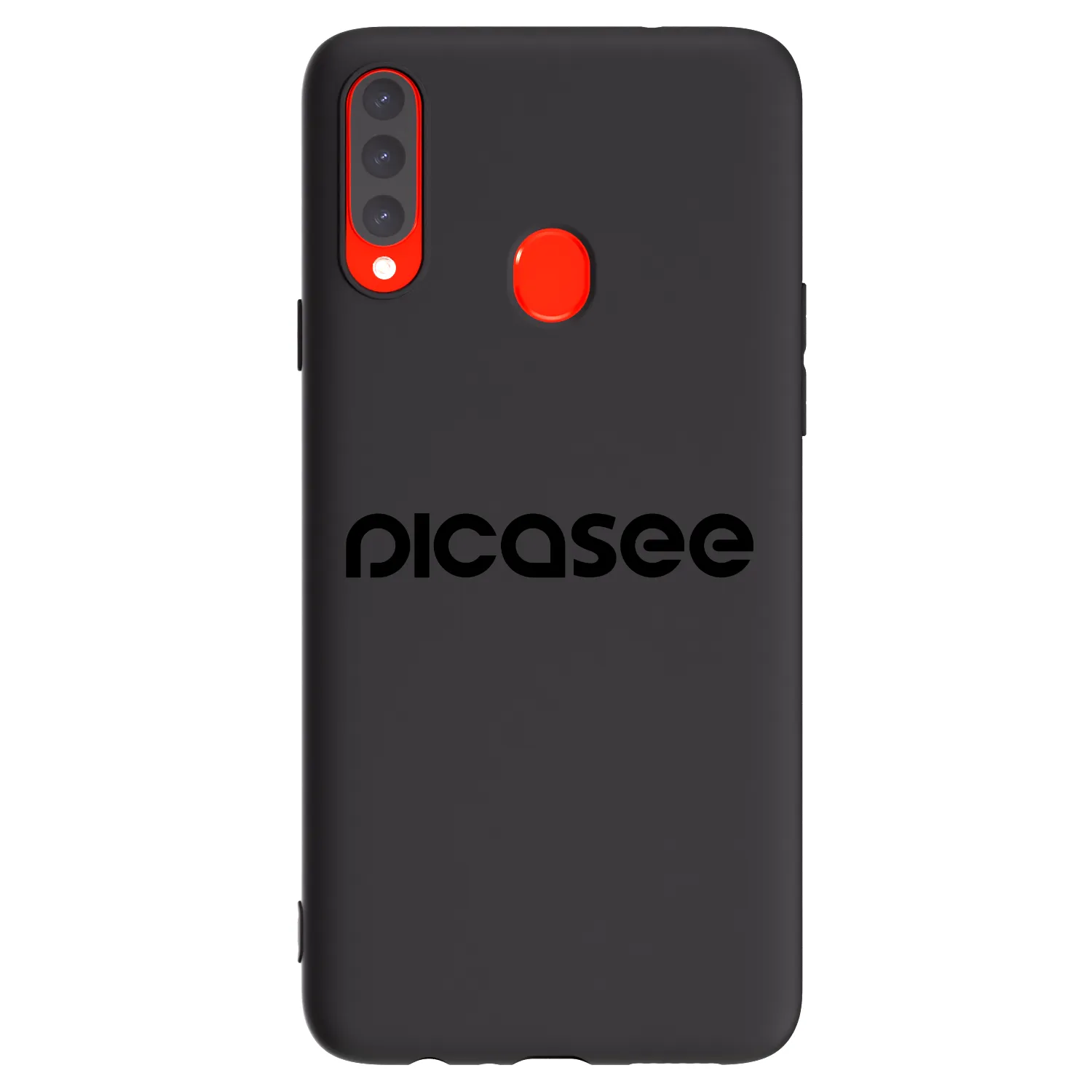 Picasee silikónový čierny obal pre Samsung Galaxy A20s - Picasee - new logo - black