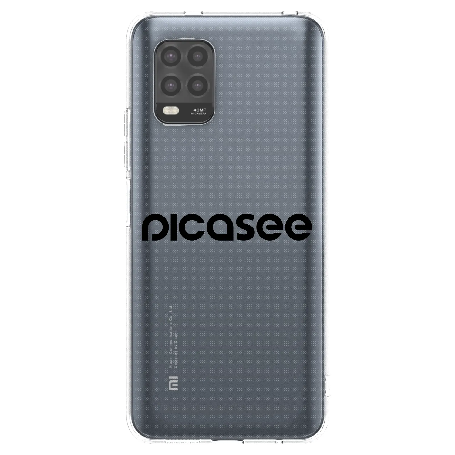 Picasee silikónový prehľadný obal pre Xiaomi Mi 10 Lite - Picasee - new logo - black