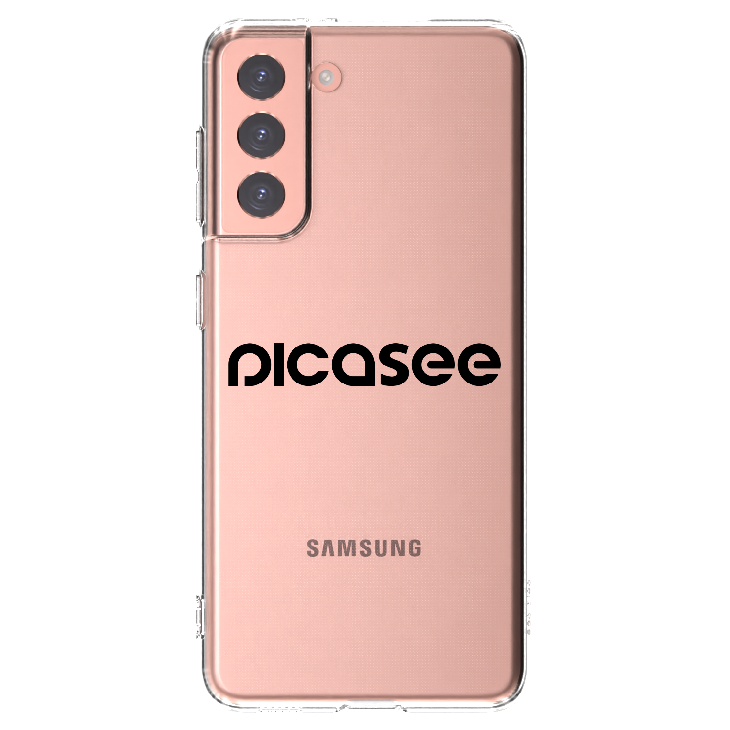 Silikónový prehľadný obal pre Samsung Galaxy S21 5G G991B - Picasee - new logo - black