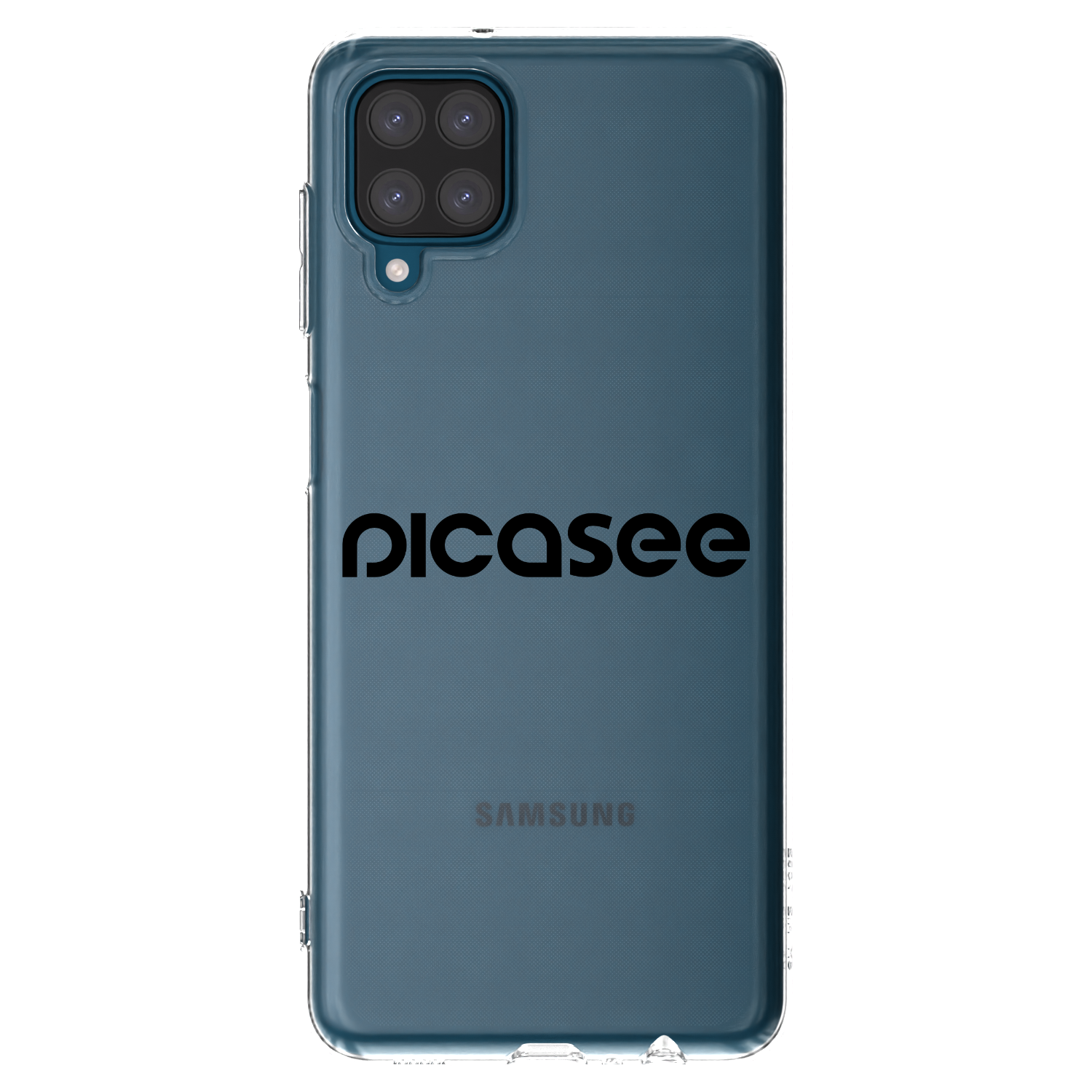 Picasee silikónový prehľadný obal pre Samsung Galaxy A12 A125F - Picasee - new logo - black